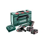 Акумуляторна болгарка Metabo W 18 L 9-125 Quick, 3 акб 4,0 Ah, з/п ASC 55, в metaBOX 165 L (602249960)