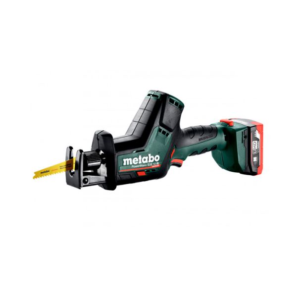 Акумуляторна шабельна пила Metabo PowerMaxx SSE 12 BL LiHD 2x4.0 Аг (602322800)