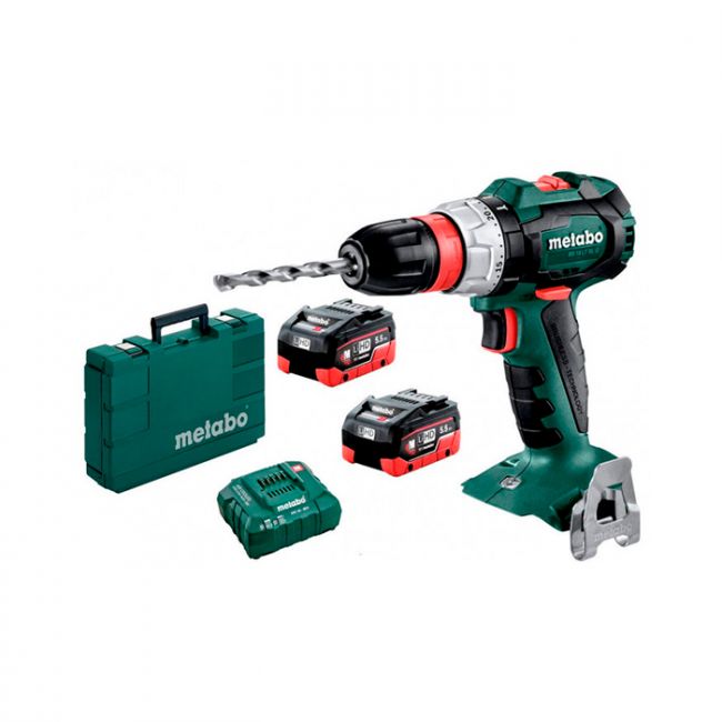 Акумуляторний шуруповерт Metabo BS 18 LT BL Q LiHD 2x5.5 Аг (602334770)