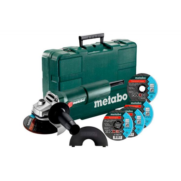 Болгарка Metabo W 750-125 Set Metal (603605680)