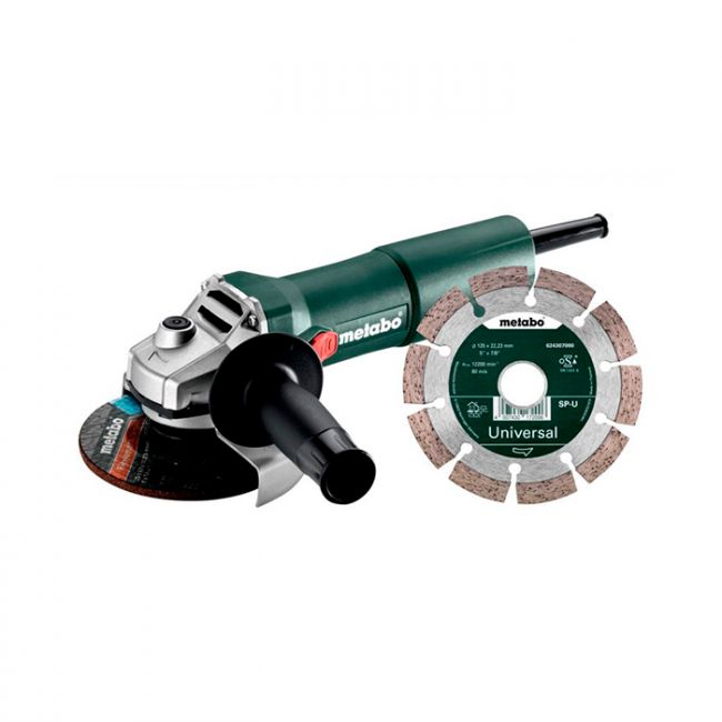 Болгарка Metabo W 750-125 Set Сoncrete (603605920)
