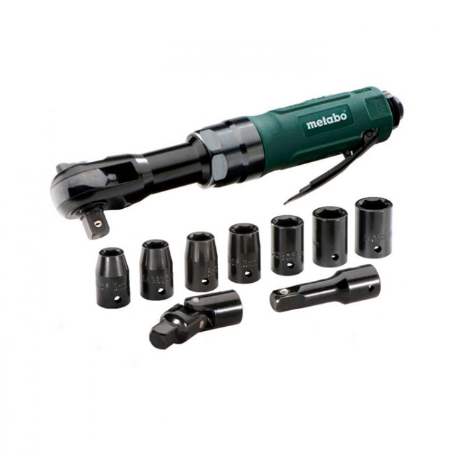 Пневматичний гайковерт з тріскачкою Metabo DRS 68 Set (604119500)