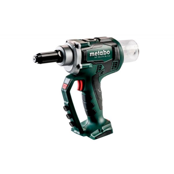 Акумуляторний заклепувальний пістолет Metabo NP 18 LTX BL 5.0 Каркас MetaBox (619002840)