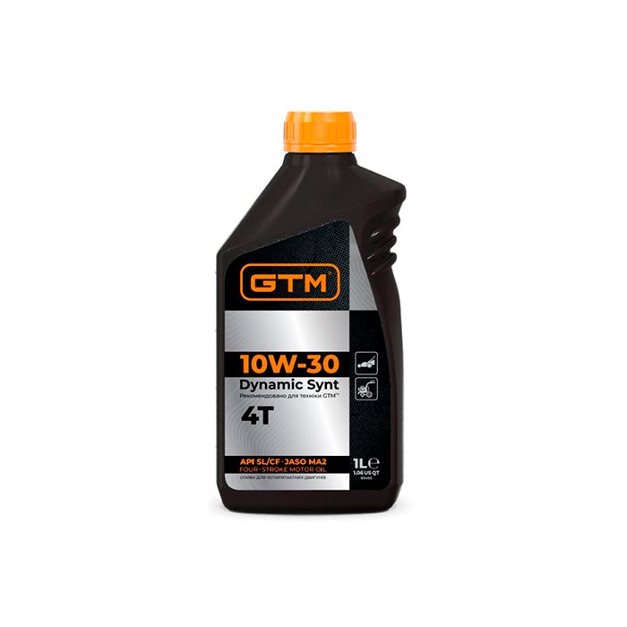Олива для чотиритактного двигуна GTM Dynamic Synt 10W-30 1л (83403)