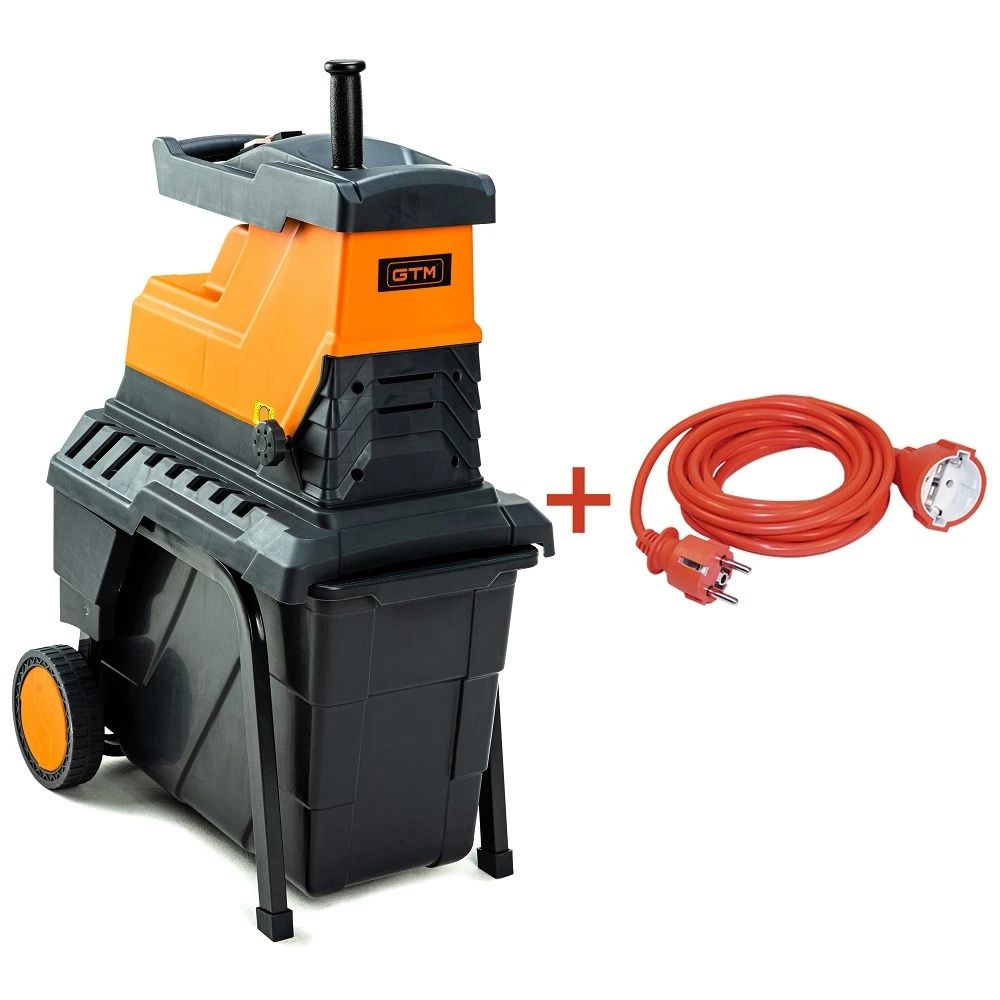 Садовий подрібнювач GTM MS2800/45 KIT + подовжувач 10м (MS2800/45_KIT+ext.cord) (83872)