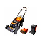Газонокосарка акумуляторна GTM LM56/480SP-V KIT самохідна 56В + АКБ і ЗП (83920)