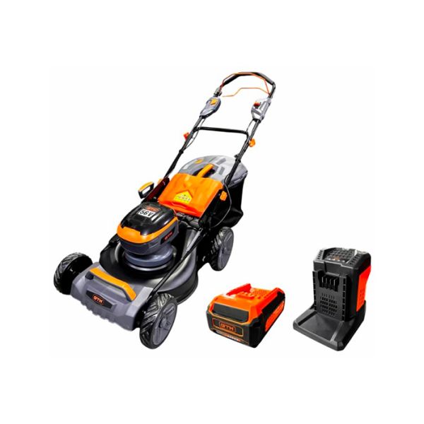 Газонокосарка акумуляторна GTM LM56/480SP-V KIT самохідна 56В + АКБ і ЗП (83920)