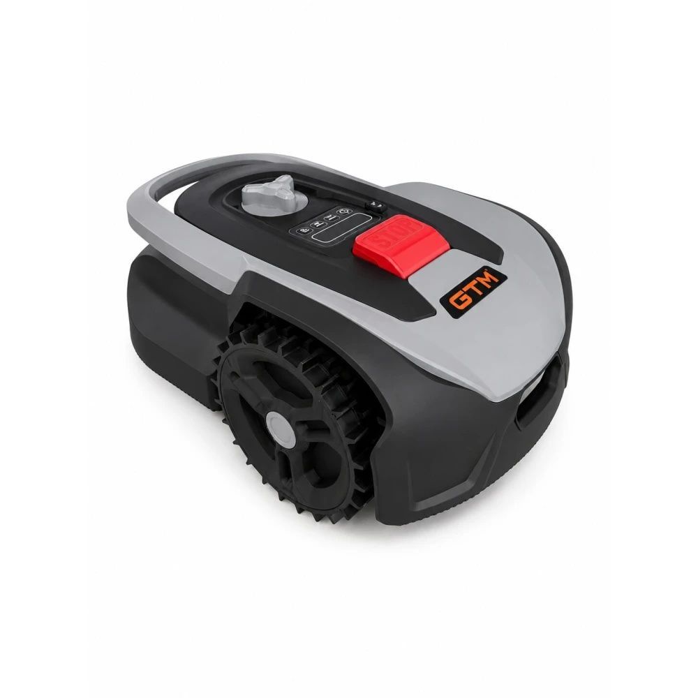 Газонокосарка-робот GTM RLM500/16W 500 кв.м із зарядною станцією та комплектом для встановлення (RLM500/16W) (84172)