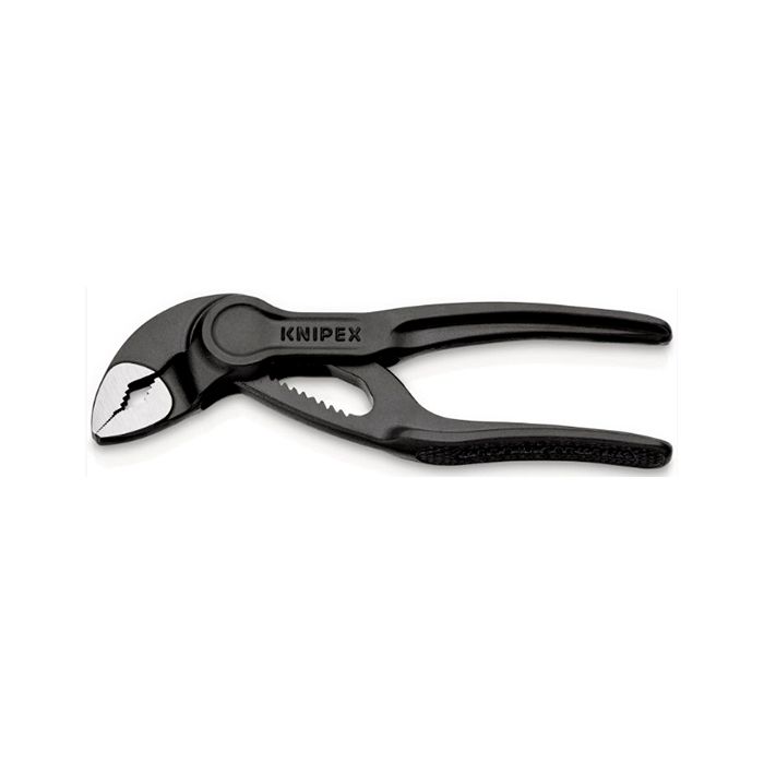 KNIPEX COBRA XS кліщі переставні сантехничні з фіксатором, 28 мм (1"), під ключ 24 мм, L-100 мм, Cr-V,