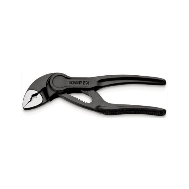 KNIPEX COBRA XS кліщі переставні сантехничні з фіксатором, 28 мм (1"), під ключ 24 мм, L-100 мм, Cr-V,