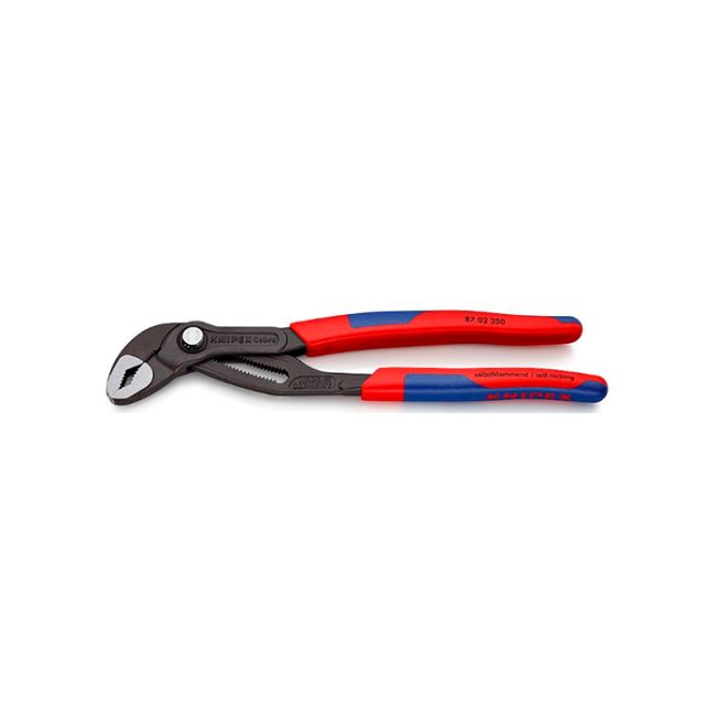 Високотехнологічні сантехнічні кліщі KNIPEX Cobra QuickSet 87 22 250 (з автоспуском)