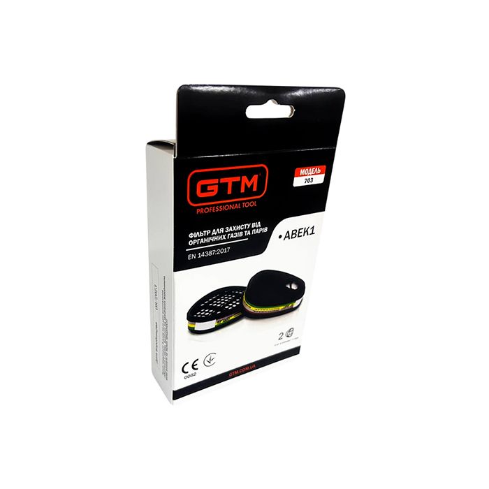 Фільтр універсальний GTM 703-ABEK1 для захисних масок 703-ABEK1 (872577)