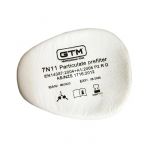 Фільтр протиаерозольний передфільтр GTM 7N11 P2 R D для захисних масок 1 шт 7N11 (872579)