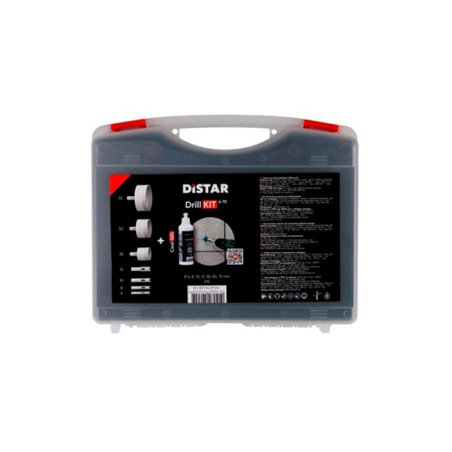 Набір свердл DrillKIT 6-70 + CoolGEL (89568442140)