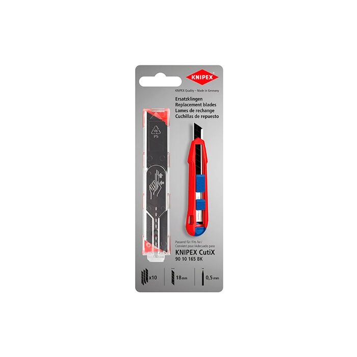 Запасні леза для ножа універсальний з сегментним лезом KNIPEX 90 10 165 ВК