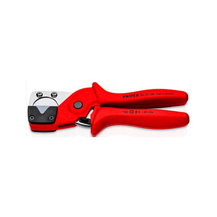 Труборіз-ножиці KNIPEX для багатошарових та пневмошлангів, 4 - 20 мм, L-185 мм