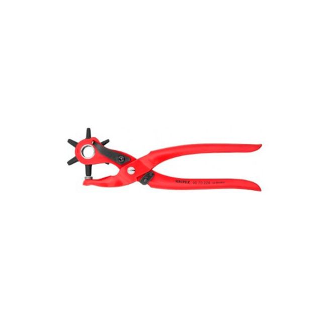 Кліщі просічні з револьверною голівкою KNIPEX 90 70 220