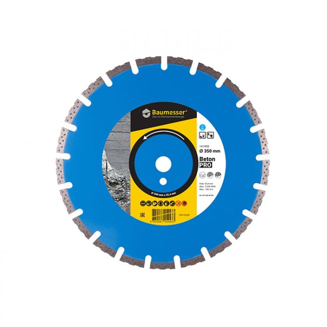 Диск відрізний Baumesser Beton PRO 1A1RSS/C1-H 300x25,4 HIT (94120008022)