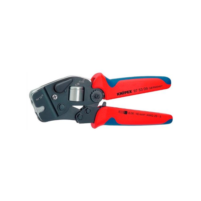 Інструмент для обжиму контактних гільз з автоналаштуванням KNIPEX 97 53 09 (до 16мм2)