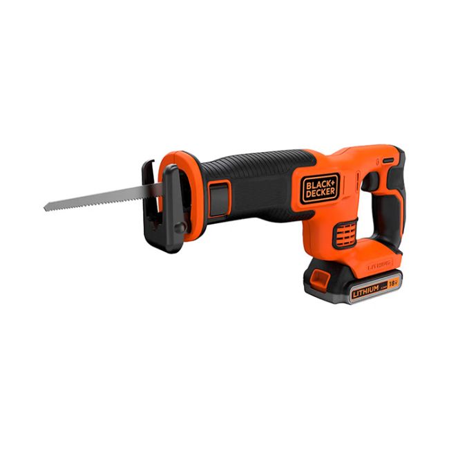 Пила шабельна акумуляторна BLACK+DECKER BDCR18E1