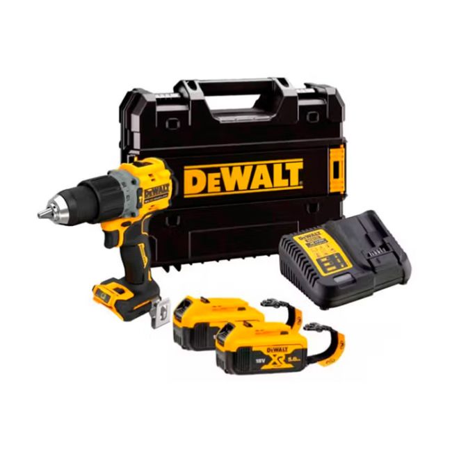 Дриль-шурупокрут акумуляторний безщітковий ударний DeWALT DCD805P2LRT
