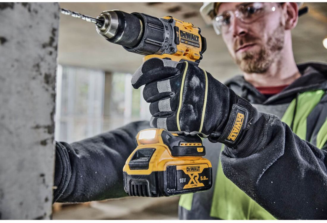 Дриль-шурупокрут акумуляторний безщітковий ударний DeWALT DCD805P2T