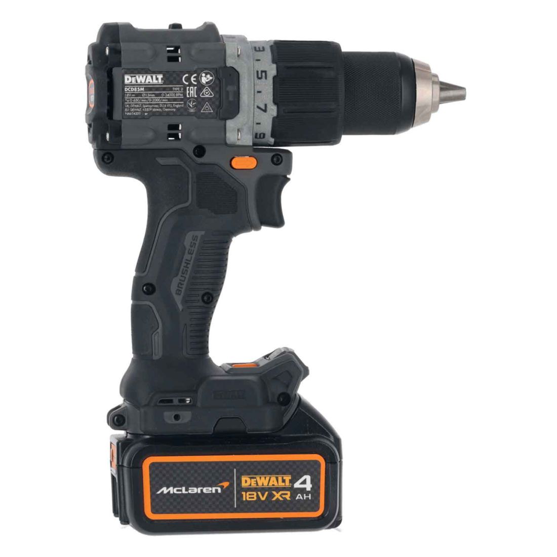 Дриль-шурупокрут ударний McLaren F1 TEAM LIMITED EDITION DeWALT DCD85MM2T