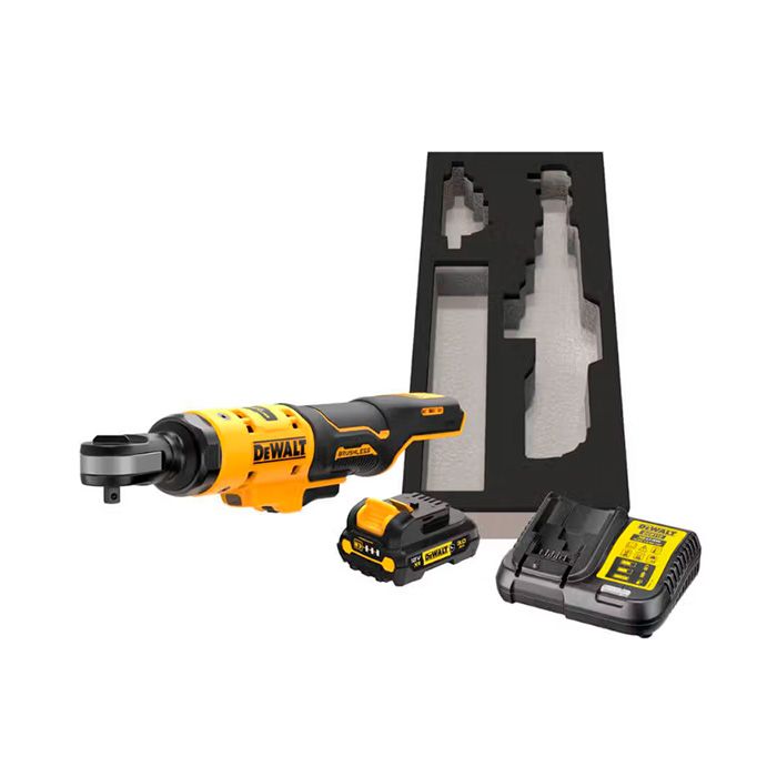 Гайкокрут кутовий - ключ-храповик акумуляторний безщітковий DeWALT DCF503L1G