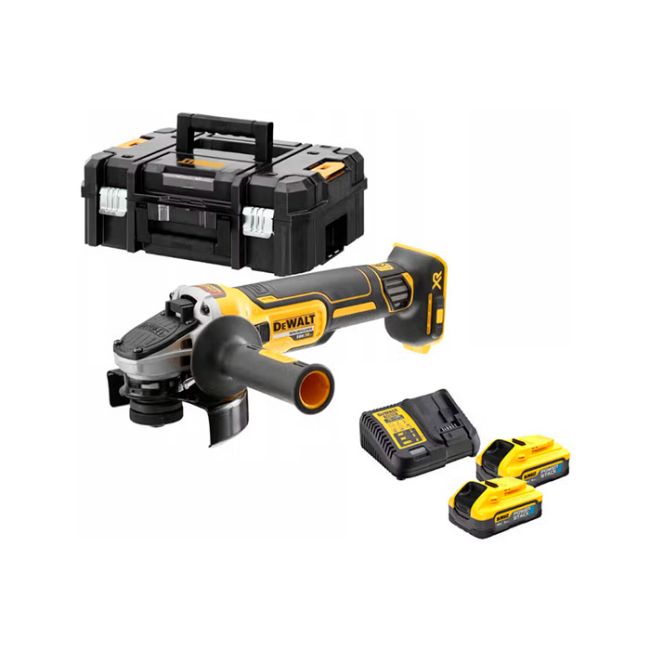 Шліфмашина кутова - болгарка акумуляторна безщіткова DeWALT DCG405H2T