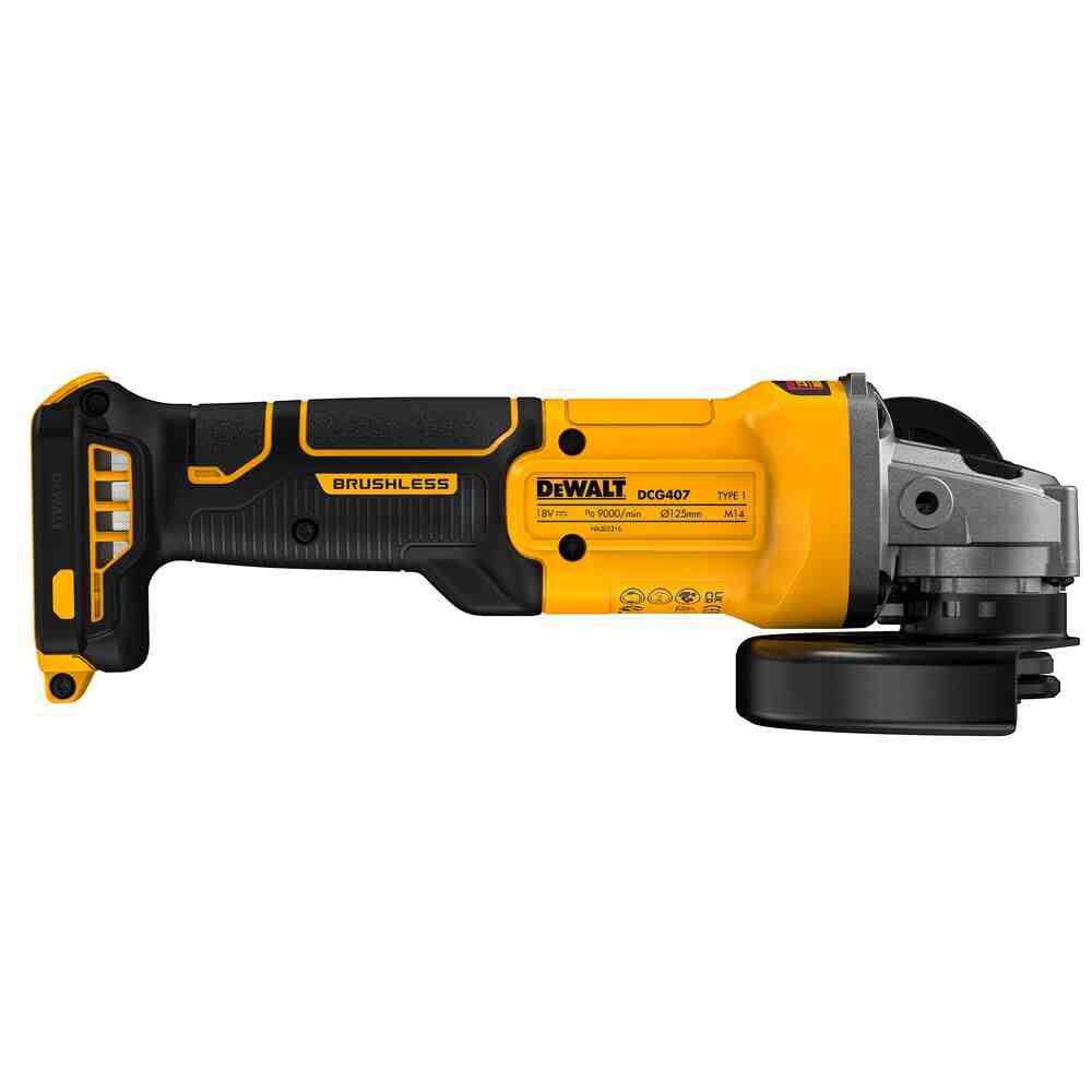 Шліфмашина кутова - болгарка акумуляторна безщіткова DeWALT DCG407NT