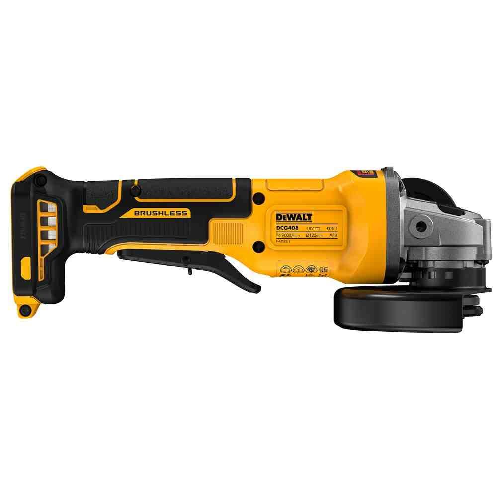 Шліфмашина кутова - болгарка акумуляторна безщіткова DeWALT DCG408NT