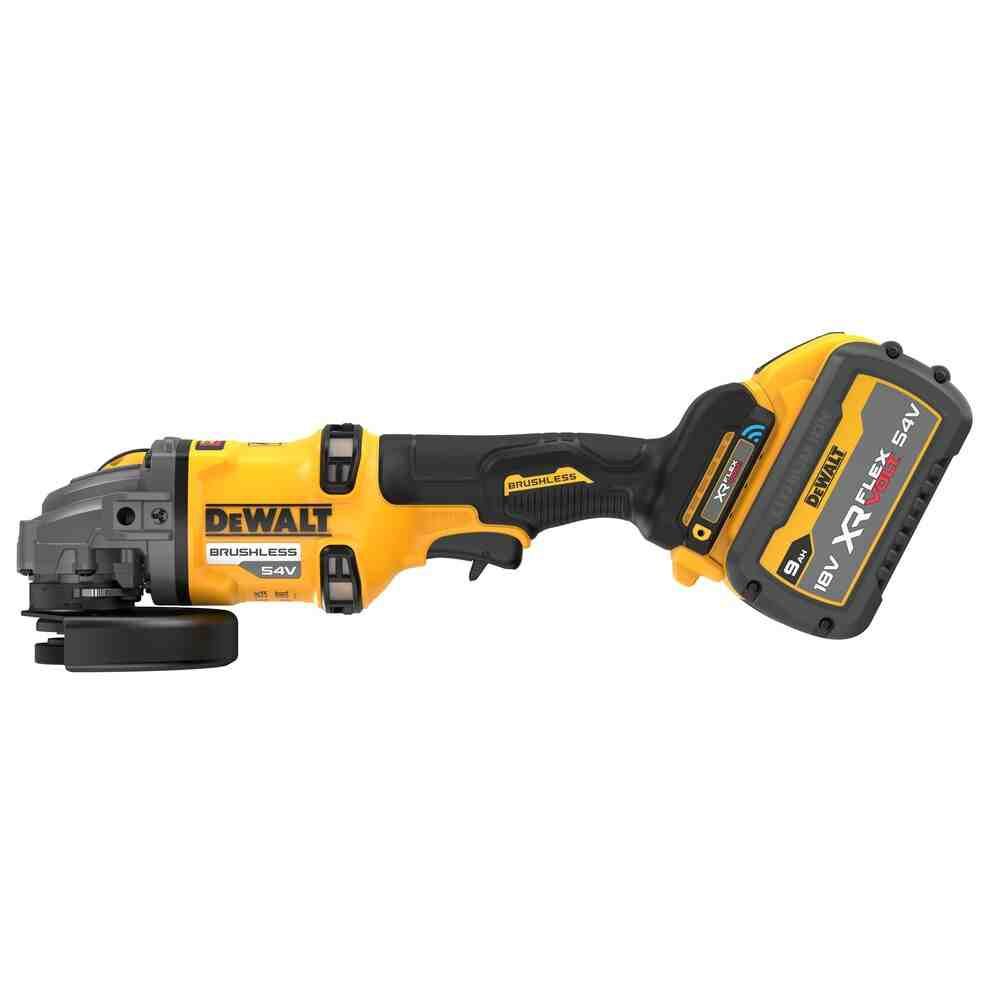 Шліфмашина кутова болгарка акумуляторна безщіткова DeWALT DCG418SHDX2
