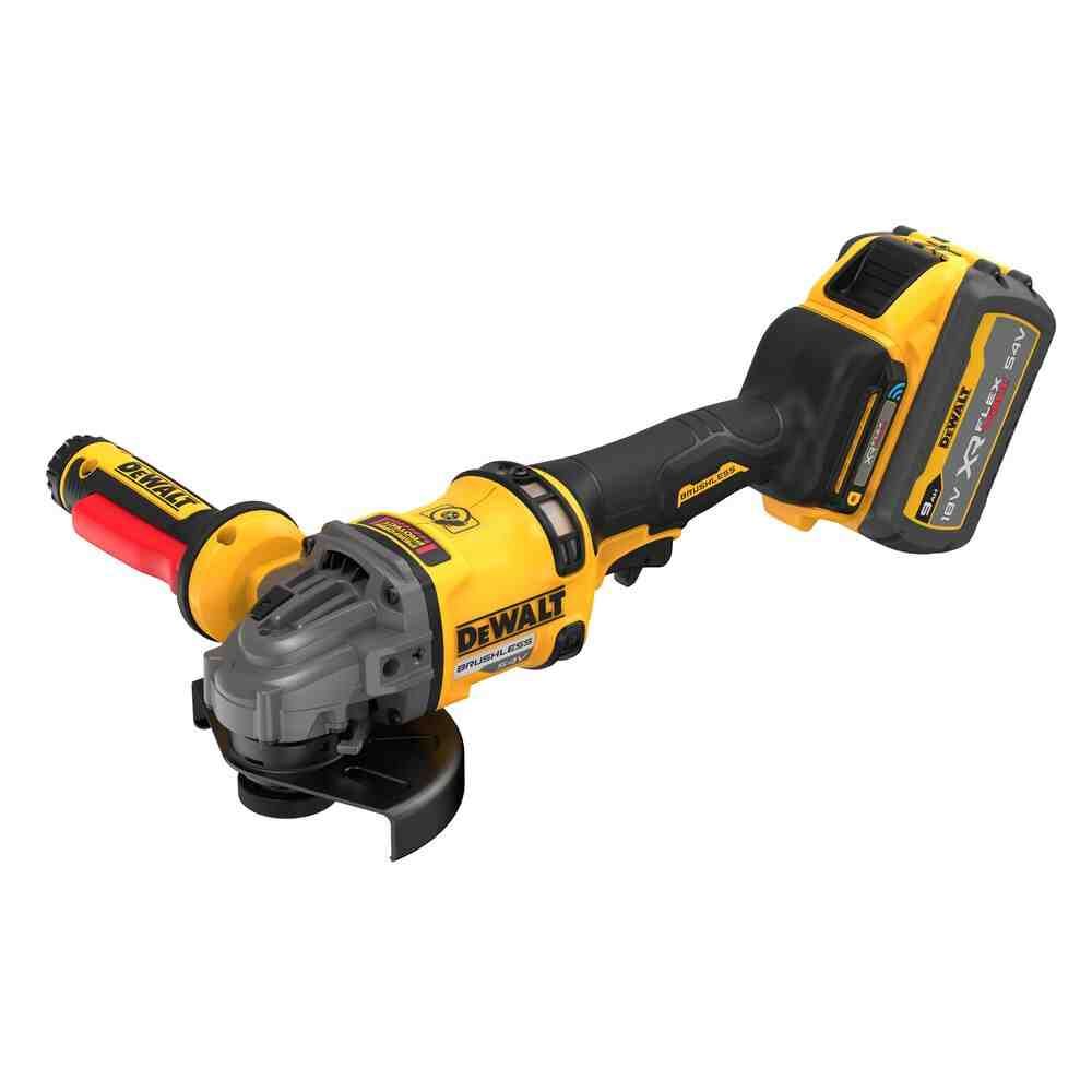 Шліфмашина кутова болгарка акумуляторна безщіткова DeWALT DCG418SHDX2
