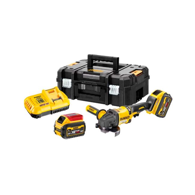 Шліфмашина кутова - болгарка акумуляторна безщіткова DeWALT DCG418T2