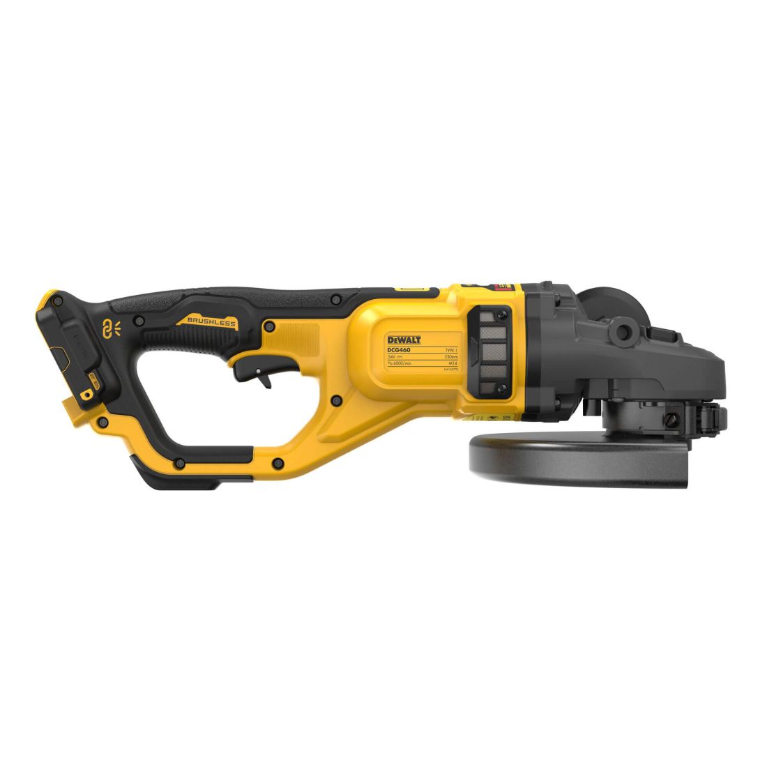 Шліфмашина кутова болгарка акумуляторна безщіткова DeWALT DCG460NK