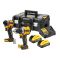 Набір з двох інструментів безщіткових DeWALT DCK2051E2T