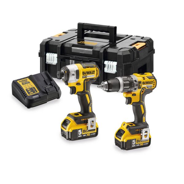 Набір з двох інструментів безщіткових DeWALT DCK266P2T