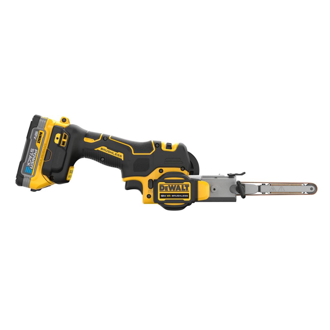 Напилок стрічковий акумуляторний безщітковий DeWALT DCM200E2T