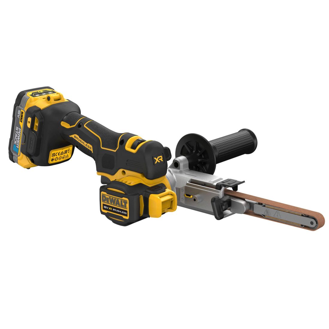 Напилок стрічковий акумуляторний безщітковий DeWALT DCM200E2T