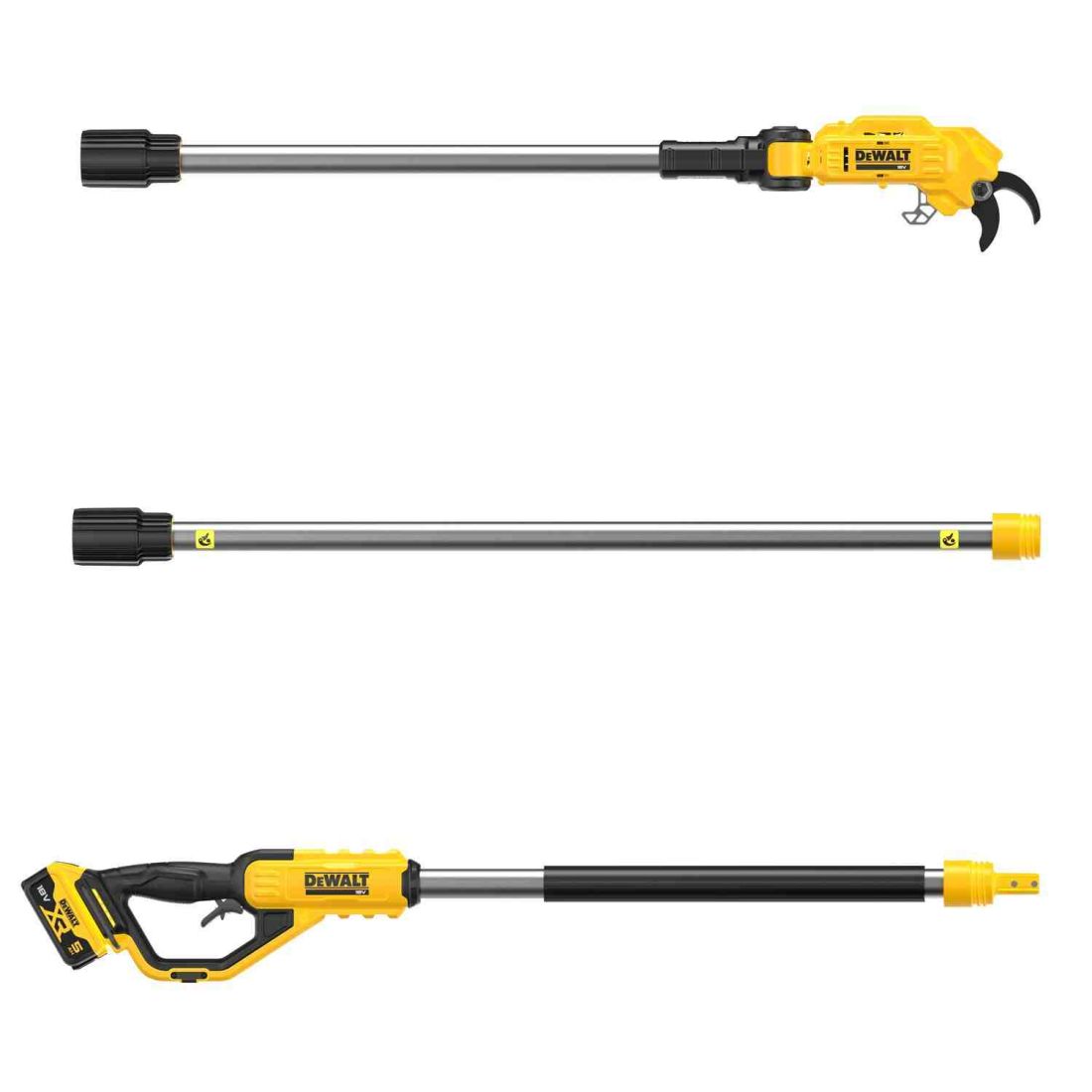 Ножиці садові - секатор зі штангою акумуляторний DeWALT DCMPP569P1