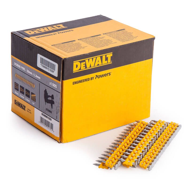 Цвяхи оцинковані по бетону DeWALT DCN8901040