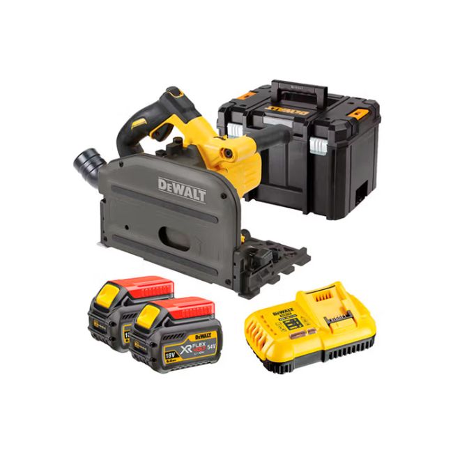 Пила дискова занурювальна акумуляторна DeWALT DCS520T2