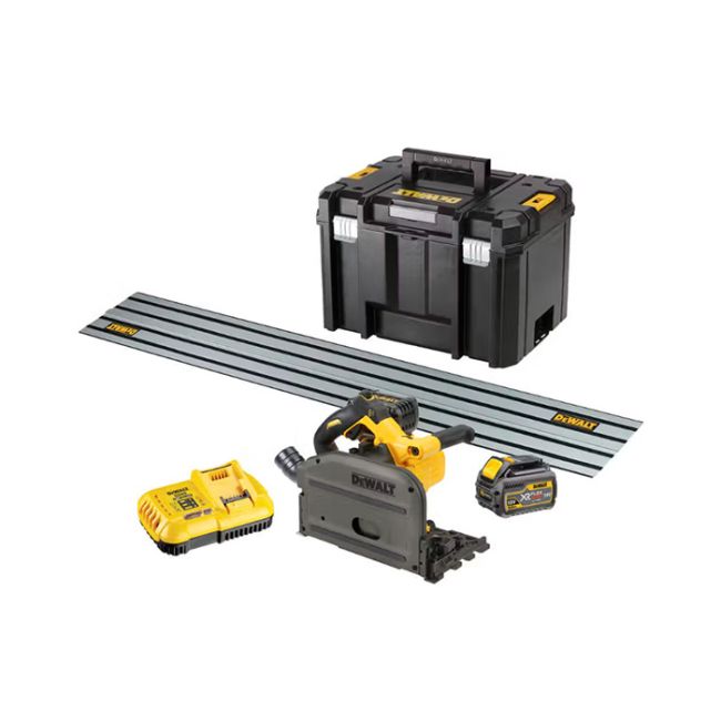 Пила дискова занурювальна акумуляторна безщіткова DeWALT DCS520T2R