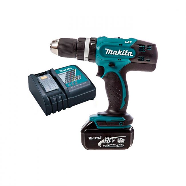 Акумуляторний дриль-шурупокрут з ударом Makita DHP453RFX8 (DHP453RFX8)