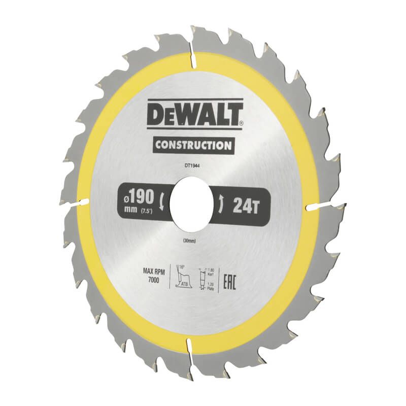 Диск пиляльний СONSTRUCTION DeWALT DT1944
