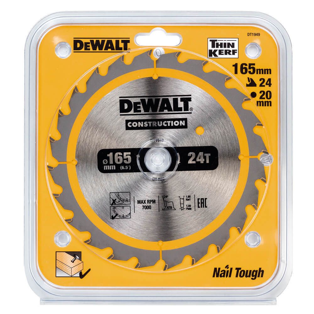 Диск пиляльний CONSTRUCTION DeWALT DT1949