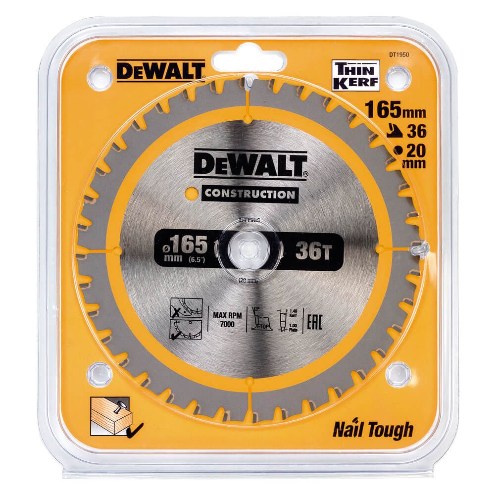 Диск пиляльний CONSTRUCTION DeWALT DT1950