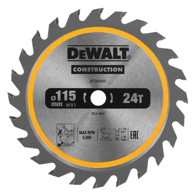 Диск пиляльний універсальний DeWALT DT20420