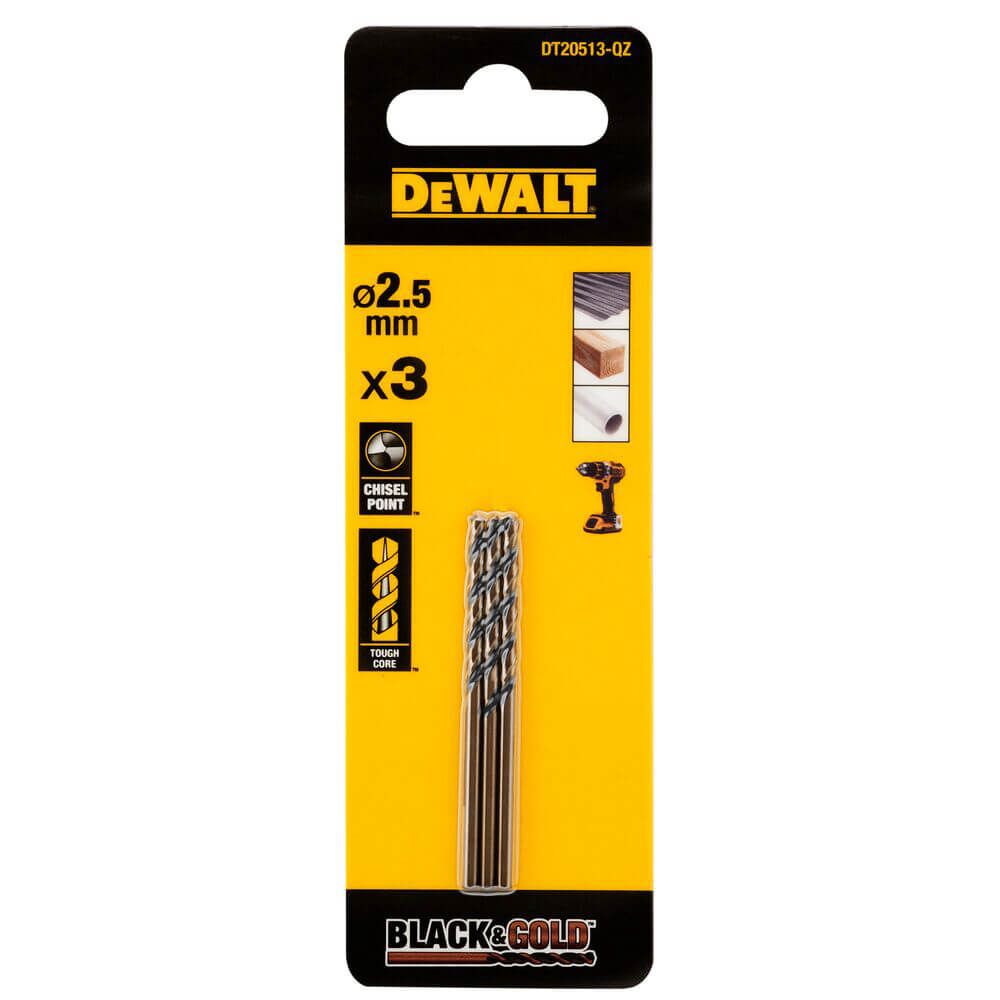 Свердло по металу Black & Gold DeWALT DT20513