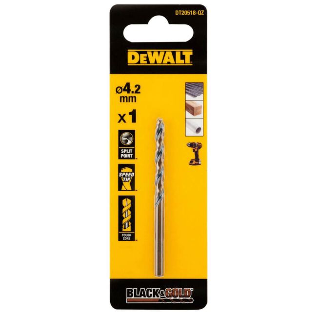Свердло по металу Black & Gold DeWALT DT20518